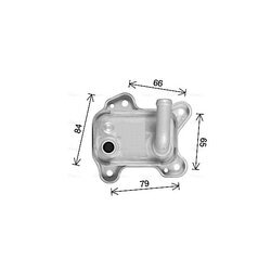 Chladič motorového oleja AVA QUALITY COOLING OL3716