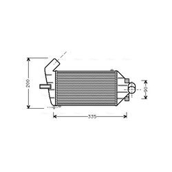 Chladič plniaceho vzduchu AVA QUALITY COOLING OLA4262