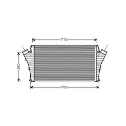 Chladič plniaceho vzduchu AVA QUALITY COOLING OLA4361