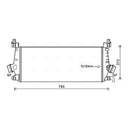 Chladič plniaceho vzduchu AVA QUALITY COOLING OLA4647