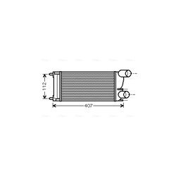 Chladič plniaceho vzduchu AVA QUALITY COOLING PEA4337