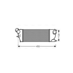 Chladič plniaceho vzduchu AVA QUALITY COOLING PEA4345