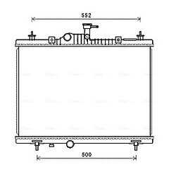 Chladič motora AVA QUALITY COOLING RT2603