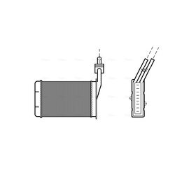 Výmenník tepla vnútorného kúrenia AVA QUALITY COOLING RT6101