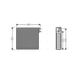 Výparník klimatizácie AVA QUALITY COOLING TOV294