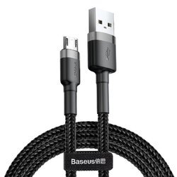 Kábel USB do micro USB Cafule 1.5A 2m black&gray BASEUS