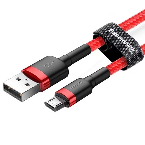 Kábel USB na micro USB Baseus Cafule 1,5A 2m červený - obr. 1