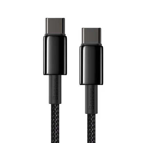 Kábel USB-C na USB-C Baseus Tungsten Gold, 100 W, 1m - obr. 1