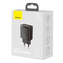 Nabíjačka Baseus Compact Quick Charger, USB, USB-C, 20W BASEUS - obr. 7