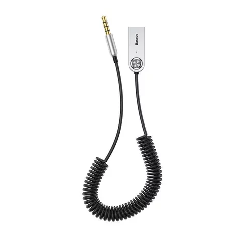 Kábel USB do AUX audio adaptér Bluetooth 5.0 BASEUS čierny