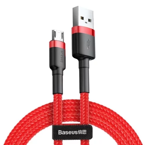 Kábel USB na micro USB Baseus Cafule 1,5A 2m červený