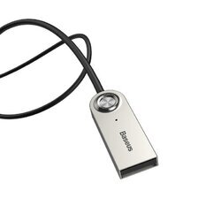 Kábel USB do AUX audio adaptér Bluetooth 5.0 BASEUS čierny - obr. 1