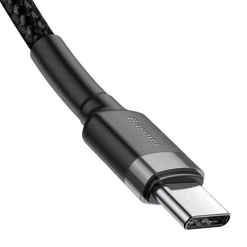 Kábel USB-C na USB-C Baseus Cafule PD 2.0, QC 3.0, 60W, 2m - obr. 3