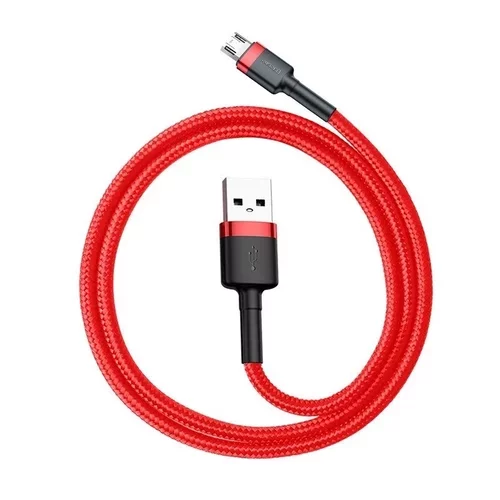 Kábel USB na micro USB Baseus Cafule 1,5A 2m červený - obr. 2