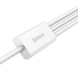 Kábel USB 3v1 Baseus Superior Series 3,5A, 1.2m biely BASEUS - obr. 2