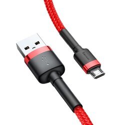 Kábel USB na micro USB Baseus Cafule 1,5A 2m červený BASEUS - obr. 4