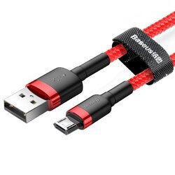 Kábel USB na micro USB Baseus Cafule 1,5A 2m červený BASEUS - obr. 1