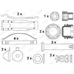 Sada brzdových platničiek kotúčovej brzdy BERAL 2916730004145694 - obr. 1