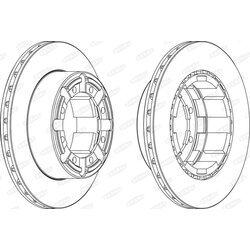 Brzdový kotúč BERAL BCR184A