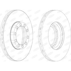 Brzdový kotúč BERAL BCR169A