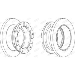 Brzdový kotúč BERAL BCR236A