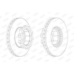 Brzdový kotúč BERAL BCR120A