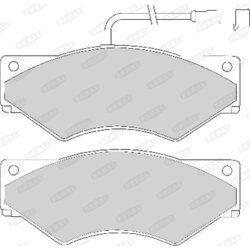 Sada brzdových platničiek kotúčovej brzdy BERAL 2910720004134753