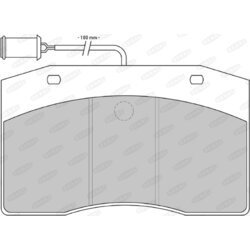 Sada brzdových platničiek kotúčovej brzdy BERAL 2907520004134506