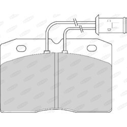 Sada brzdových platničiek kotúčovej brzdy BERAL 2118818304045083