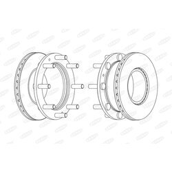 Brzdový kotúč BERAL BCR307A