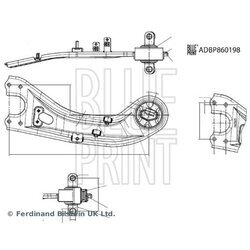 Rameno zavesenia kolies BLUE PRINT ADBP860198