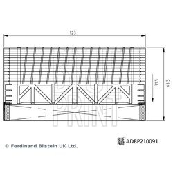 Olejový filter BLUE PRINT ADBP210091 - obr. 1