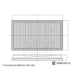 Vzduchový filter BLUE PRINT ADBP220115