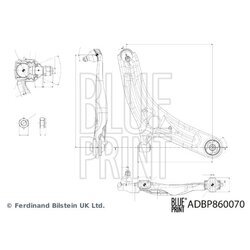 Rameno zavesenia kolies BLUE PRINT ADBP860070 - obr. 1