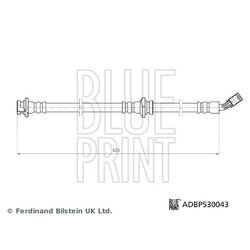 Brzdová hadica BLUE PRINT ADBP530043