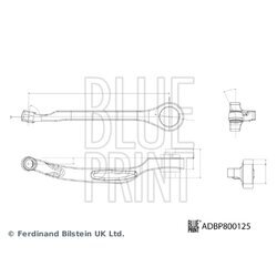 Uloženie motora BLUE PRINT ADBP800125