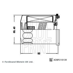 Hydraulický filter automatickej prevodovky BLUE PRINT ADBP210139