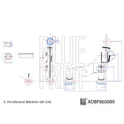 Rameno zavesenia kolies BLUE PRINT ADBP860089 - obr. 2