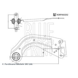 Rameno zavesenia kolies BLUE PRINT ADBP860202