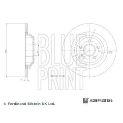 Brzdový kotúč BLUE PRINT ADBP430186