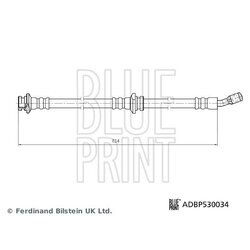 Brzdová hadica BLUE PRINT ADBP530034 - obr. 1