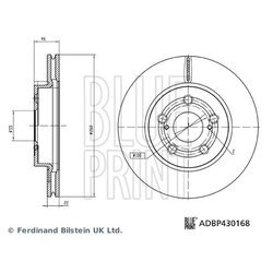 Brzdový kotúč BLUE PRINT ADBP430168