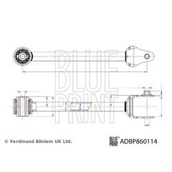 Rameno zavesenia kolies BLUE PRINT ADBP860114 - obr. 2