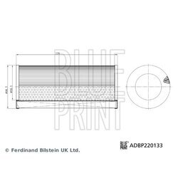 Vzduchový filter BLUE PRINT ADBP220133