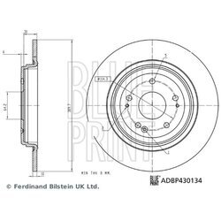 Brzdový kotúč BLUE PRINT ADBP430134