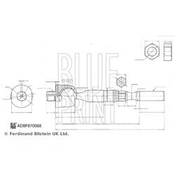 Axiálny čap tiahla riadenia BLUE PRINT ADBP870088