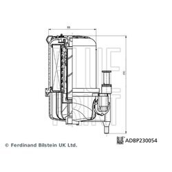 Palivový filter BLUE PRINT ADBP230054