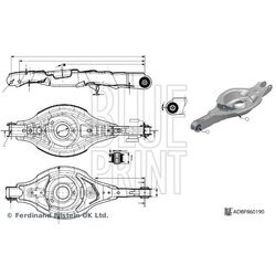 Rameno zavesenia kolies BLUE PRINT ADBP860190