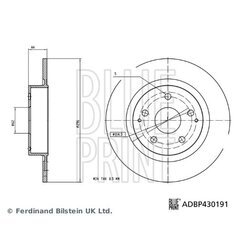 Brzdový kotúč BLUE PRINT ADBP430191