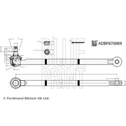 Tiahlo riadenia BLUE PRINT ADBP870089